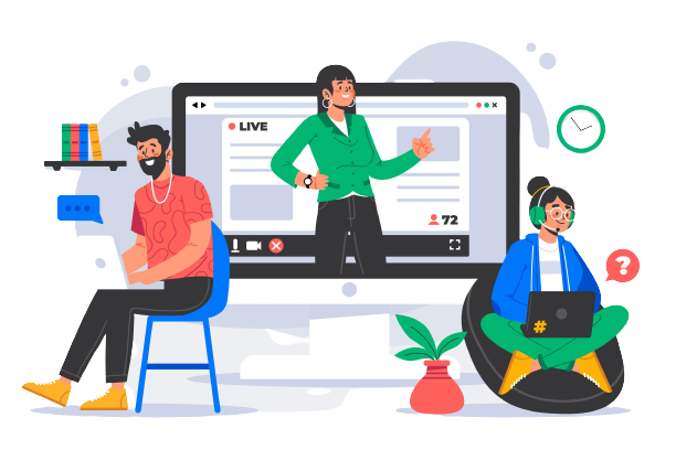 login page